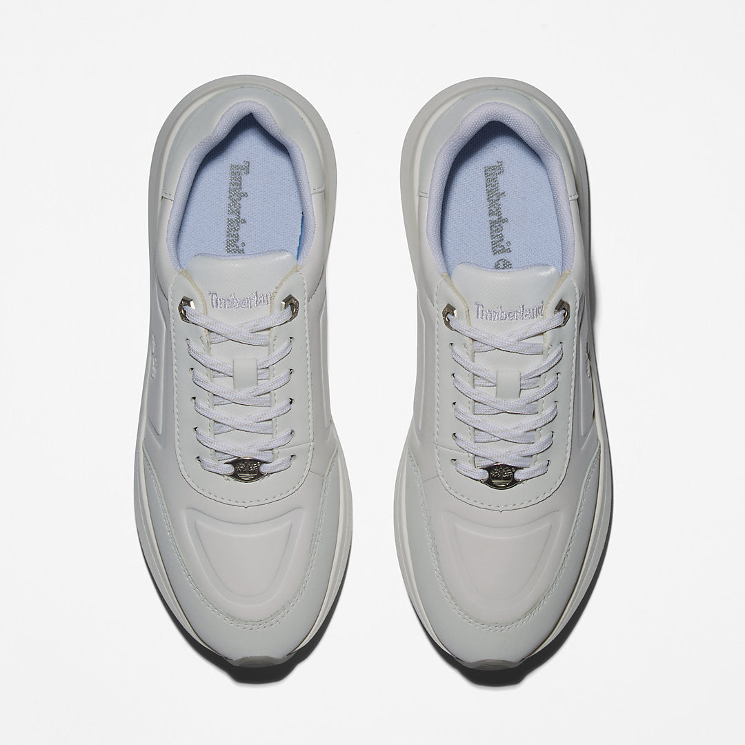 Timberland Womens Seoul City Leather Trainer for Women in White