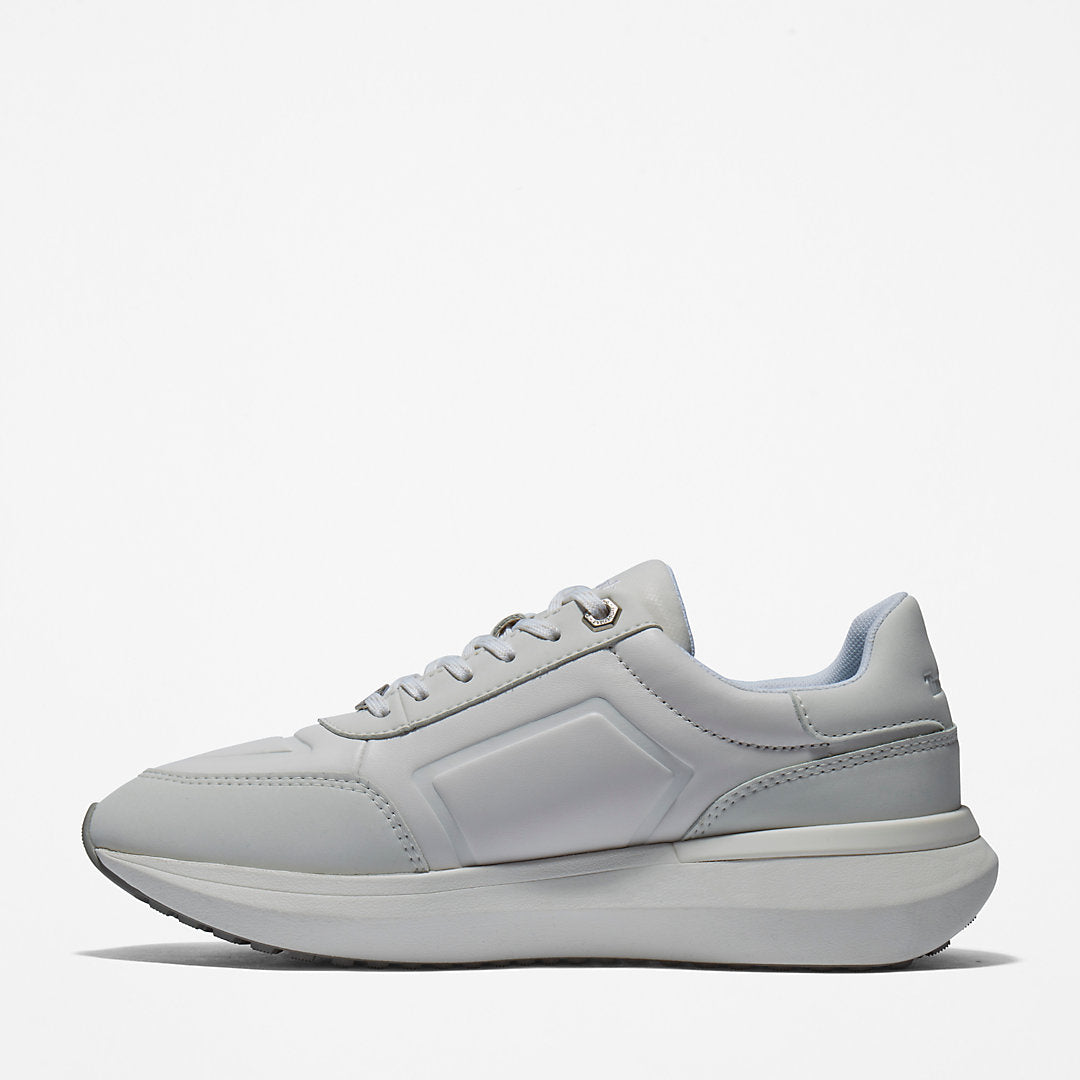 Timberland Womens Seoul City Leather Trainer for Women in White