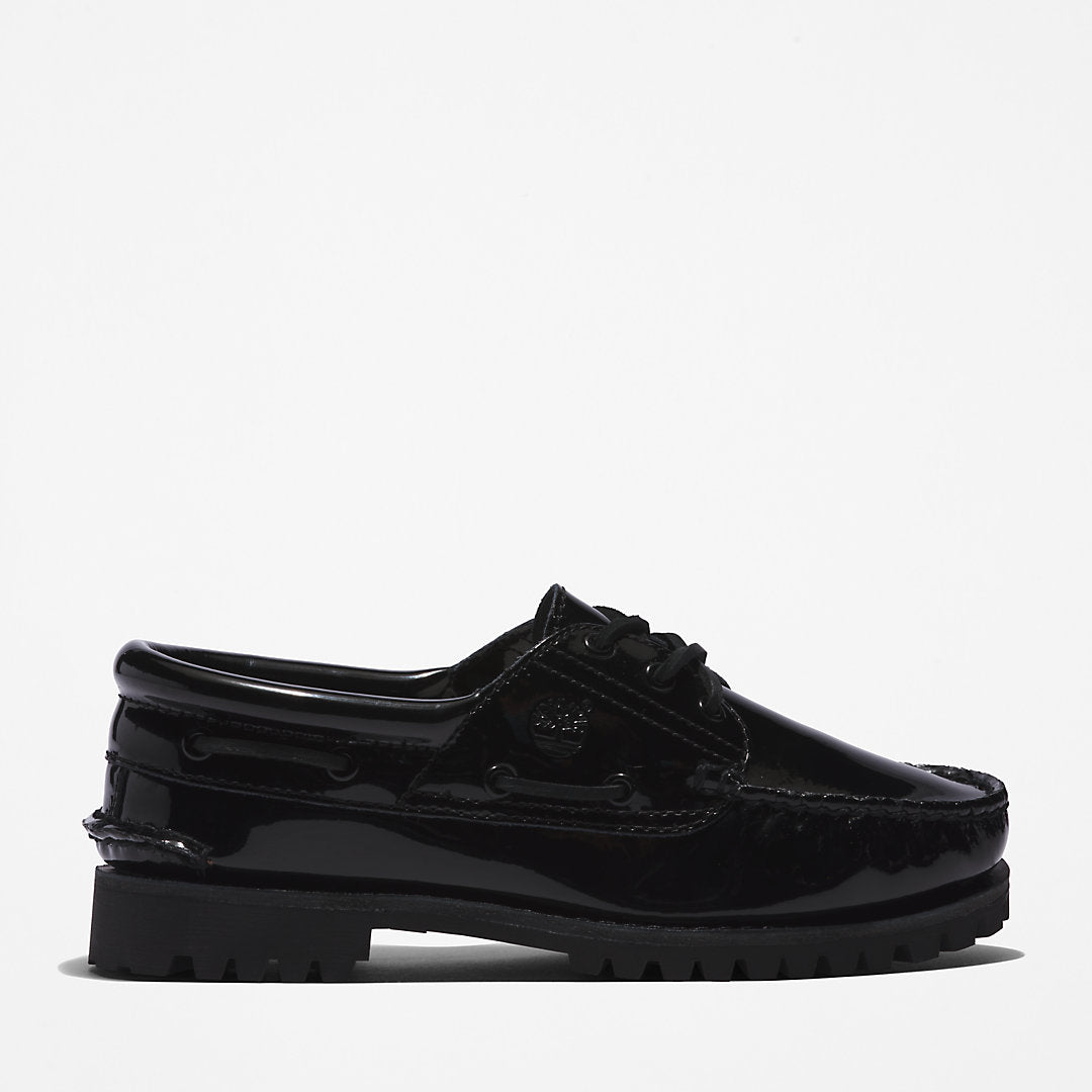 Timberland Womens Timberland® Noreen 3-Eye Boat Shoe for Women in Black