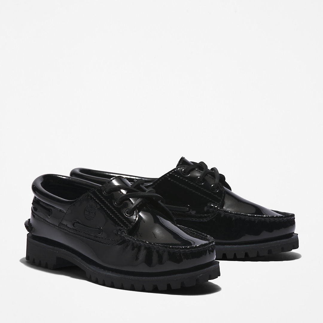 Timberland Womens Timberland® Noreen 3-Eye Boat Shoe for Women in Black