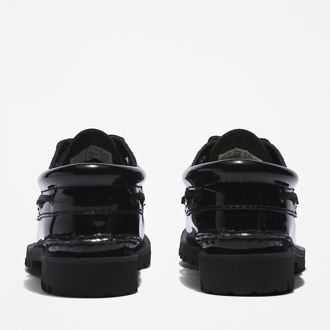 Timberland Womens Timberland® Noreen 3-Eye Boat Shoe for Women in Black
