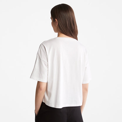 Timberland Womens Pastel T-Shirt for Women in White