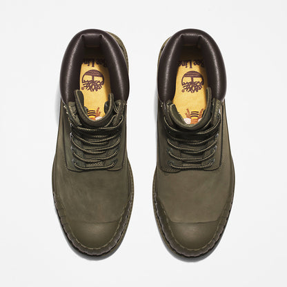 Timberland Mens Bee Line x Timberland® 6 Inch Rubber Toe Boot for Men in Dark Green