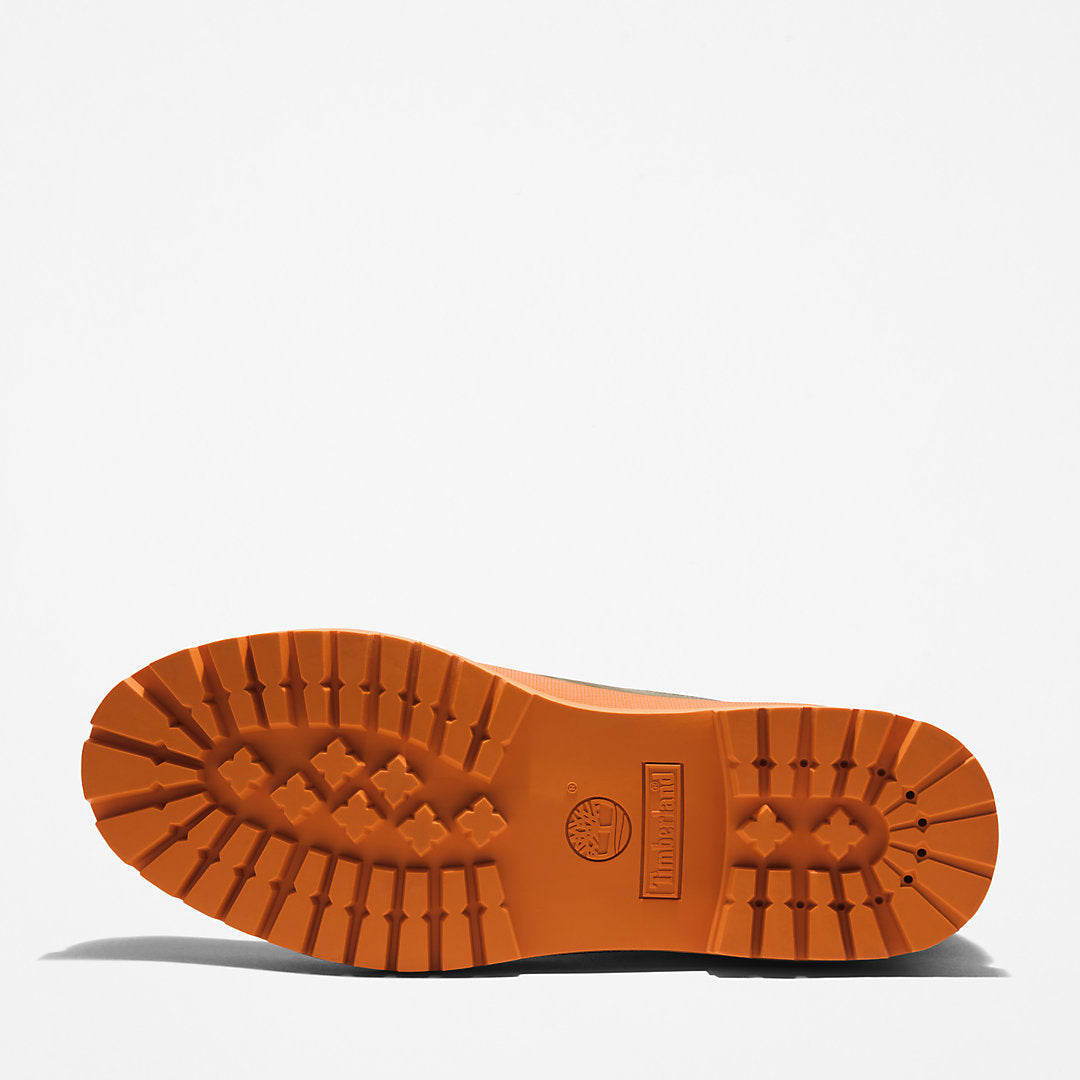Timberland Mens Bee Line x Timberland® 6 Inch Rubber Toe Boot for Men in Dark Green/Orange