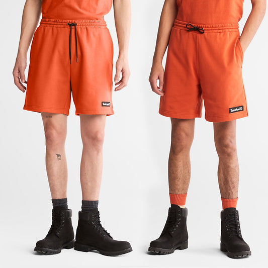 Timberland Mens All Gender Sweatshorts in Orange