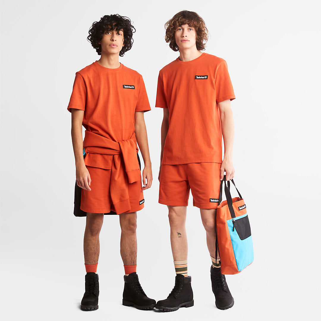 Timberland Mens All Gender Sweatshorts in Orange