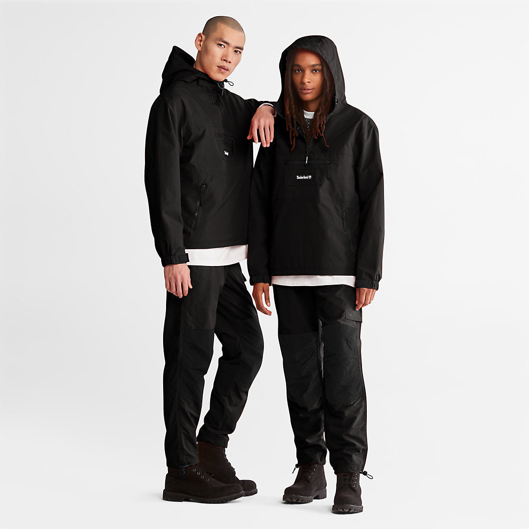 Timberland Mens All Gender Outdoor Archive Anorak in Black