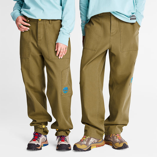 Timberland Mens Bee Line x Timberland® Wide-leg Bottoms in Brown