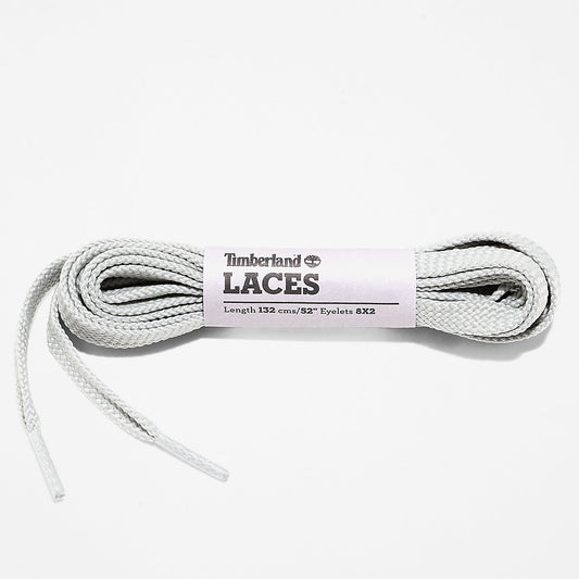 Timberland Mens 132cm/52” Flat Replacement Laces in Grey