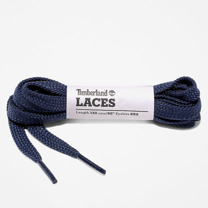 Timberland Mens 132cm/52” Flat Replacement Laces in Navy